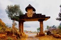 Entrance to The Mount Of HeavenÃ¢â¬â¢s Navel- Lum Sohpet Bneng, Shillong, East Khasi Hills District, Meghalaya India.